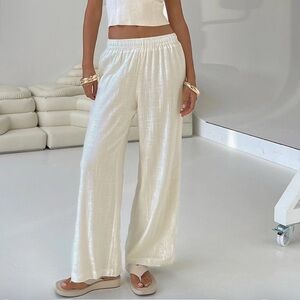 Princess Polly Linen Blend Pants